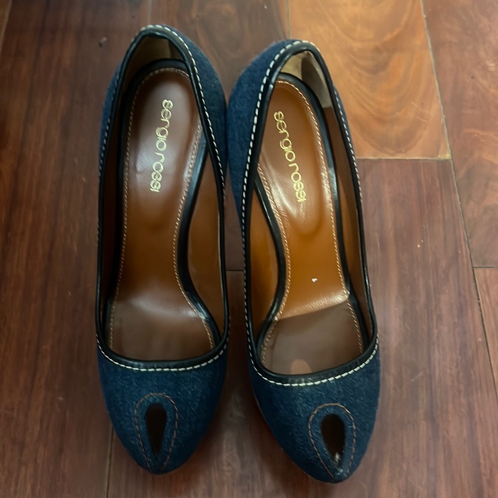 Sergio Rossi platform pickaboo